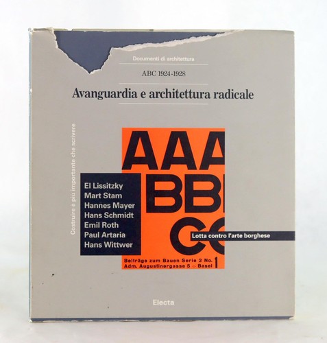 Abc 1924 1928 avanguardia - abc, e