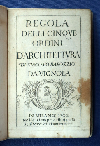 Barozzio vignola rule five - vignola,,