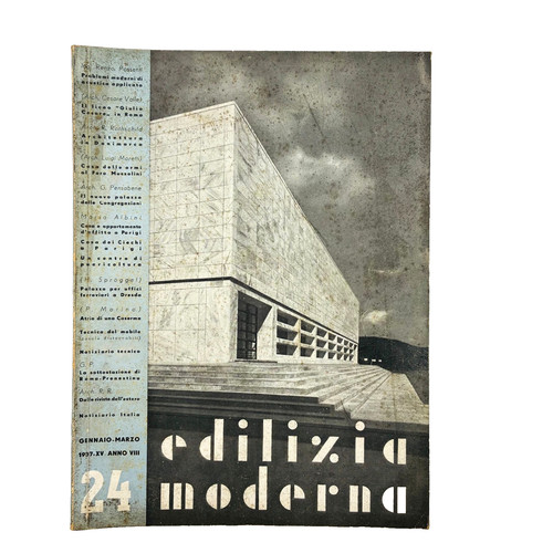 Edilizia moderna 1937 - /,